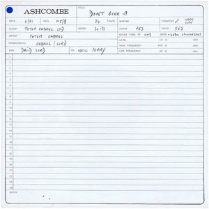 Don’t Give Up (early multi-track version) (Single)