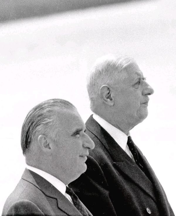 De Gaulle et Pompidou, jusqu'à la rupture