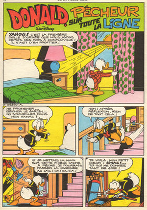 Pêcheur sur toute la ligne - Donald Duck