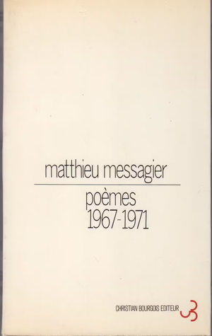 Poèmes 1967-1971