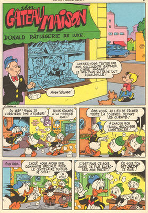 Un gâteau maison - Donald Duck