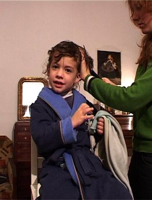 Les cheveux coupés