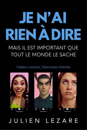 Je n'ai rien à dire mais il est important que tout le monde le sache