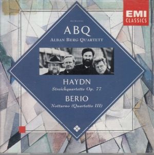 Haydn: Streichquartette, op. 77 / Berio: Notturno