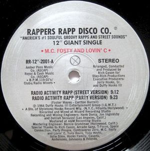 Radio Activity Rapp / Radio Activity Syndrome (Single)