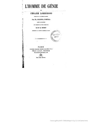 L'homme de génie
