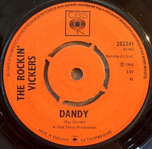 Dandy / I Don't Need Your Kind (Single)