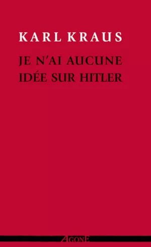 Je n'ai aucune idée sur Hitler