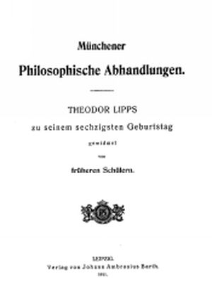 Münchener Philosophische Abhandlungen