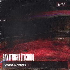 Say It Right (Techno) (Single)