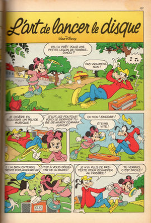 L'Art de lancer le disque - Minnie Mouse