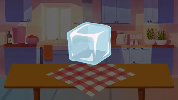 The Jumping Ice Cube