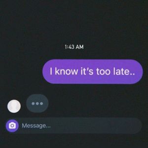 Too Late (Single)