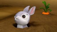 Des lapins affamés