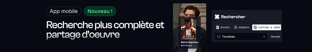 App SensCritique : Cherchez mieux, partagez plus simplement
