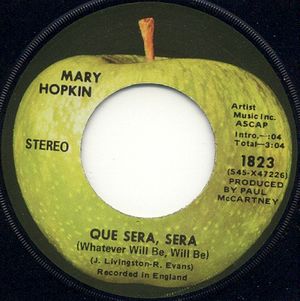 Que Sera, Sera (Whatever Will Be, Will Be) (Single)