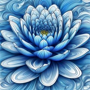 Blue Water Lily (Single)