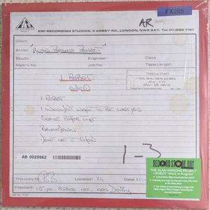 I Robot: "Work In Progress"