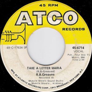 Take a Letter Maria (Single)