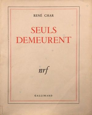 Seuls demeurent