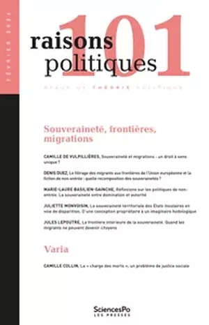 Souveraineté, frontières, migrations