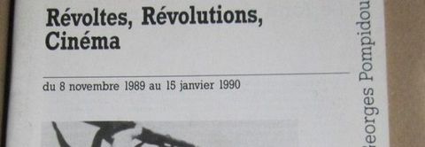 Révoltes, Révolutions, Cinéma
