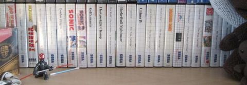 Ma collection de jeux Master System