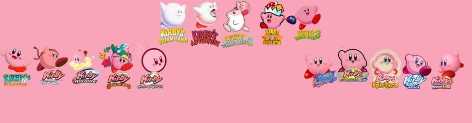 Cover Univers vidéoludique: Kirby (série principale et remakes)