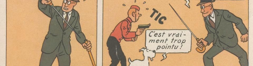 Cover Tintin transformiste (une liste pointue)