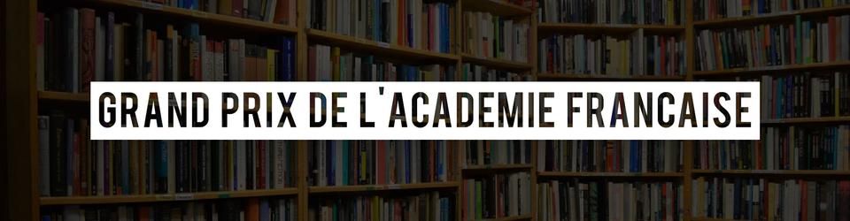 Cover Tous les Grands prix du roman de l'Académie française