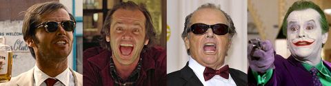 Jack Nicholson en 99 GIFs