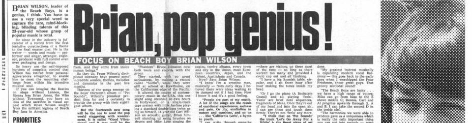 Cover Brian Wilson