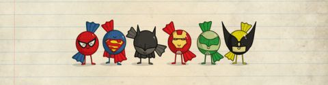Les Super Héros en animation