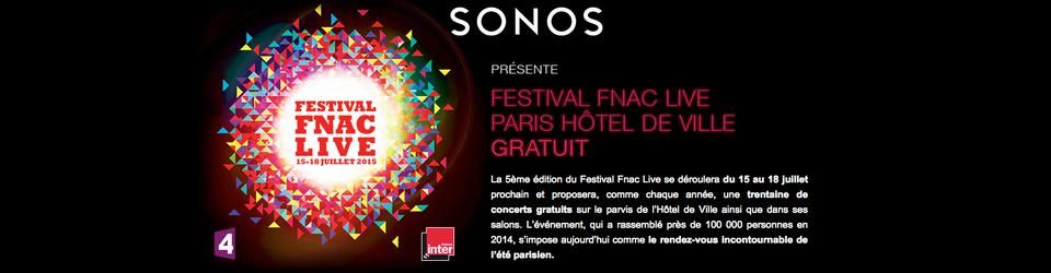 Cover ♫ FNAC LIVE FESTIVAL 2015 ♫