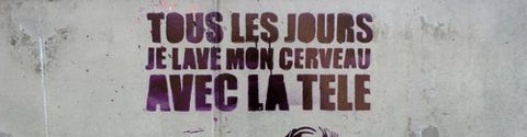 Tu regardes la télé ! Tu sais que tu regardes de la MERDE !