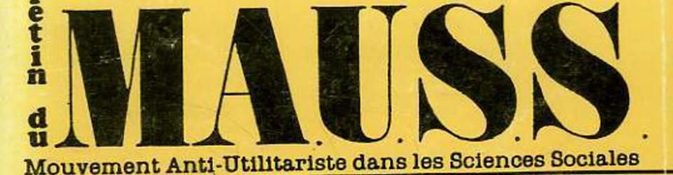 Cover Les auteurs du MAUSS, le Mouvement anti-utilitariste en sciences sociales