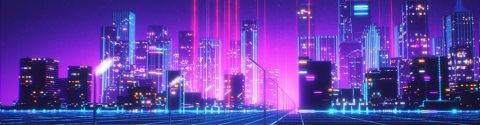 Néon-rétro-futuro-Akira-dystopico-Carpenter , dit la Synthwave