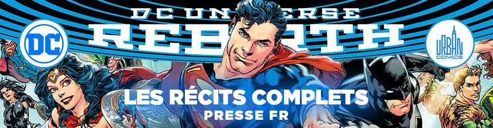 Cover DC Rebirth : les récits complets - Urban Comics (Presse)