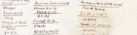 Top 50 albums de Kurt Cobain