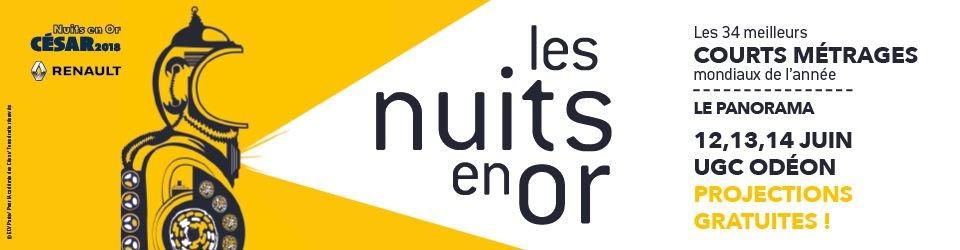 Cover Les Nuits en Or 2018 - Court Métrage