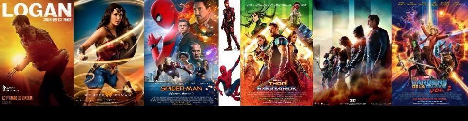 Cover Meilleurs films DC et Marvel 2017