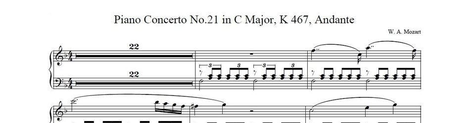 Cover Les films où l'on entend le Concerto pour piano n°21 en C majeur K467 de Wolfgang Amadeus Mozart