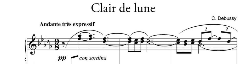 Cover Ces films où l'on entend Clair de lune de Claude Debussy