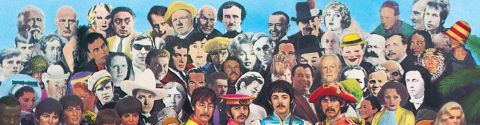 les personnalités représentées sur la couverture de l’album : Sgt. Pepper Lonely Heart Club Band
