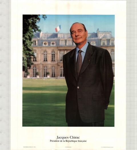 Les livres politiques de Jacques Chirac.