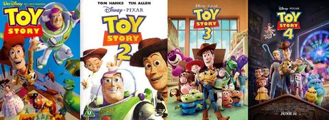 Top 4 des films "Toy Story"!