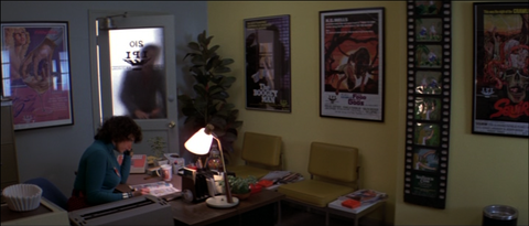 Blow Out ; affiches de films dans le film.
