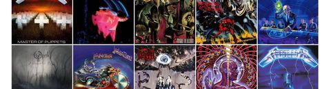 La metaliste : les meilleurs albums de metal selon des sources variées