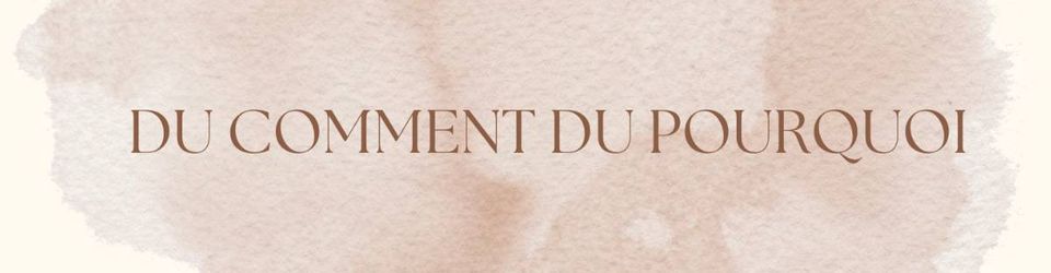 Cover Du comment du pourquoi.